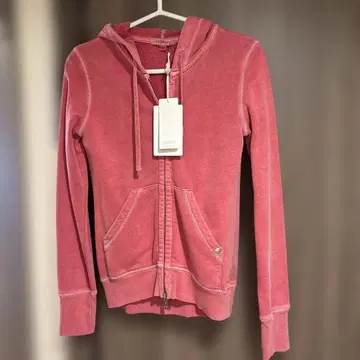 CROSSLEY 후드 부착 후드티 핑크