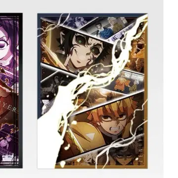 제일복권 귀멸의 칼날 D상 클리어 포스터 카이가쿠 & 아가츠마 젠이츠