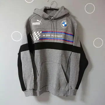 PUMA 모터스포츠 남성용 BMW 풀오버 후드티