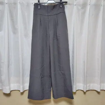 YEVS 울 하이웨스트 와이드 팬츠 M 사이즈