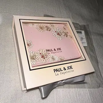 [ 미개봉 새상품 ] PAUL & JOE 패스 케이스 꽃무늬 핑크