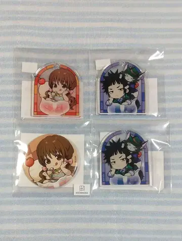 출금의 두더지 마루쿠지 아크릴 키링 캔뱃지 네코즈키 코시로 이누카이 시오