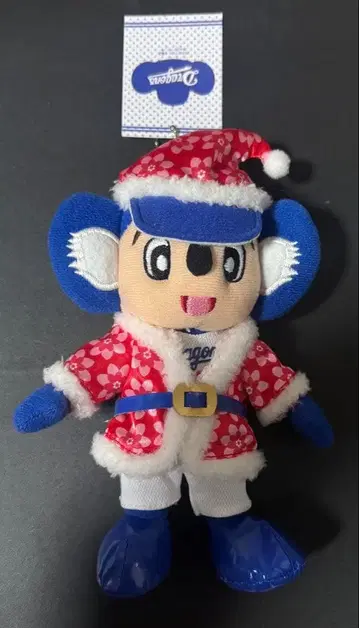 도아라 산타 인형 배지 크리스마스