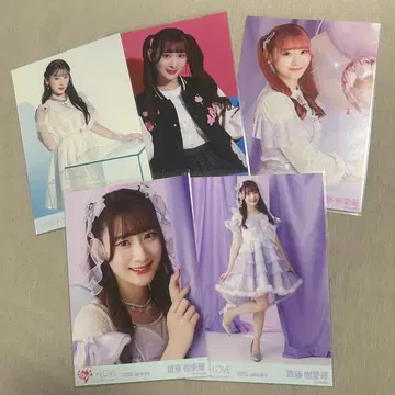 =LOVE 사이토 쥬아라 브로마이드 묶음 판매 컴프 포함