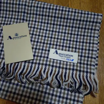 Aquascutum 체크 무늬 머플러 ANA