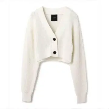 노크 정가 1.9만 편직 니트 크롭 가디건 에크루