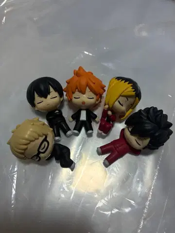 하이큐!! 잠자는 대 피규어 5종 세트