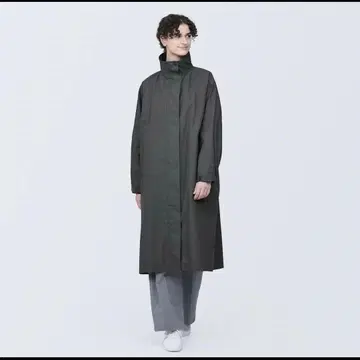 무인양품 발수 스탠드 카라 코트