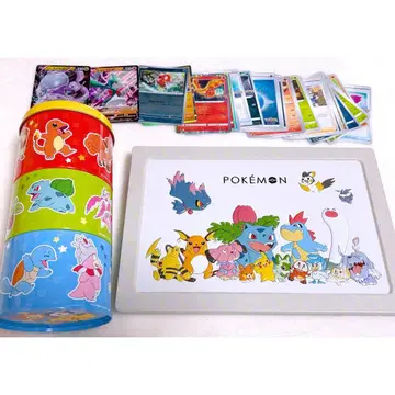 포켓몬 카드 덤 포함 포켓몬 캔 소품함 2세트 포켓몬스터
