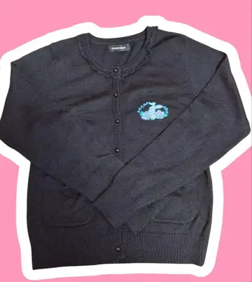 중고 피스나우 PEACE NOW 가디건 M 블랙 블랙