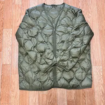 퀼팅 다운 자켓 카키 LL 사이즈