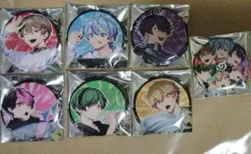 시쿠포니 50만 명 기념 캔뱃지 7개