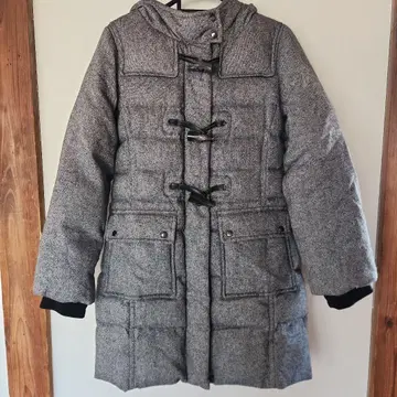 *M 사이즈* UNTITLED 언타이틀 그레이 더플 코트 후드 부착