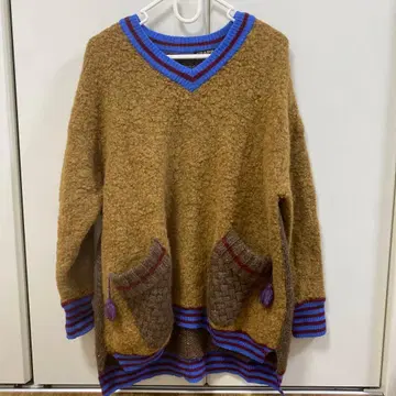 FRAPBOIS 플라보아 장갑 그로브 포켓 니트 스웨터