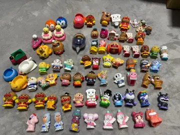 호빵맨 손가락 인형과 가챠가챠 완구 세트