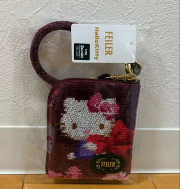 [택 포함 새상품] 페이러 키티 리본 사이드 파우치 산리오