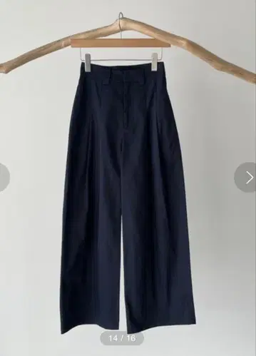 캐널진 arc(아크) 턱 와이드 팬츠 XS 네이비