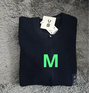 새상품 UNIQLO C 크루넥 풀 집업 가디건 M