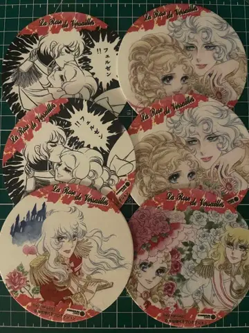 베르사유의 장미 캐릭터리움 카페 특전 코스터 6장