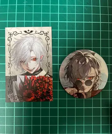 쿠츠하 캔뱃지 폴라로이드풍 카드 [금박]