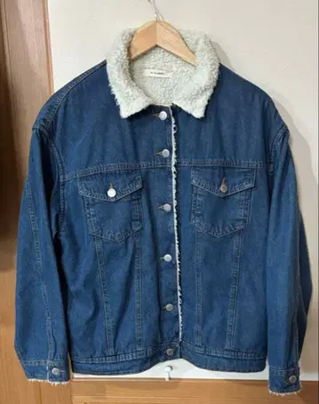 w closet 데님 보아 자켓 보아 안감 데님 자켓