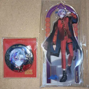 니지산지 ROF-MAO 후와 미나토 사신 아크릴 스탠드 캔뱃지