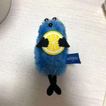 순순 봉제 인형 스트랩 레몬 새상품급 논논