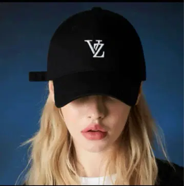 VARZAR 로고 자수 야구 모자 블랙