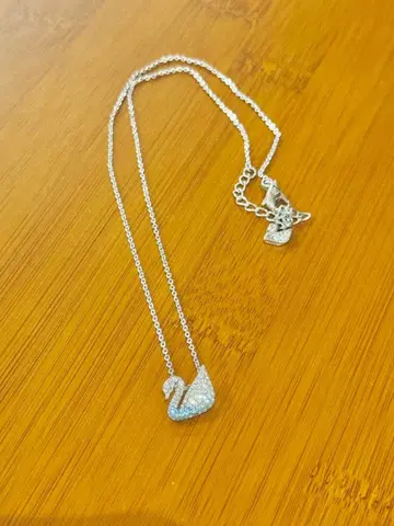 Swarovski 스완 목걸이 백조 스와로브스키 블루