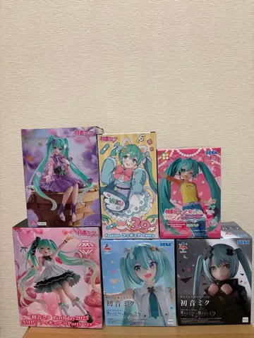 하츠네 미쿠 피규어 묶음 판매 6점 세트