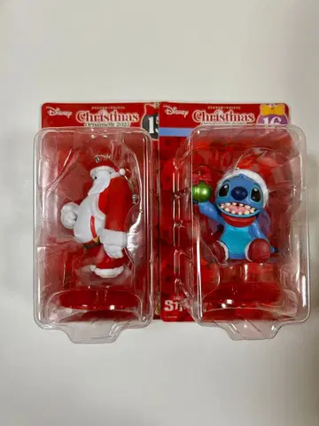 디즈니 Happy 복권 크리스마스 오너먼트 베이맥스 스티치