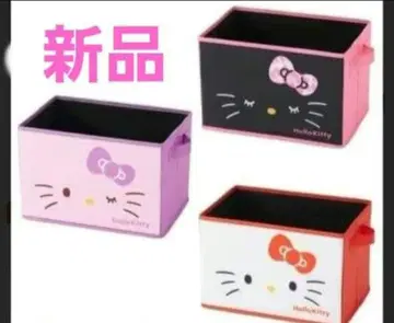 새상품 구하기 어려움 레어 HELLOKITTY 수납 박스 3세트 키티