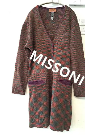 MISSONI 멀티 컬러 롱 가디건
