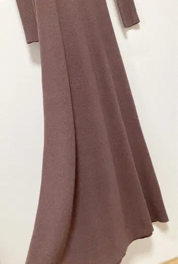 [ 새상품 ] ZARA 브라운 맥시 길이 롱 니트 원피스 S