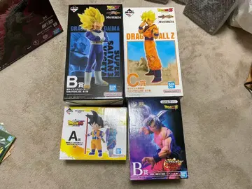 드래곤볼 제일복권 피규어 세트 초월, 손오공, 베지터3, 계왕신