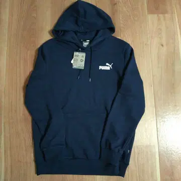 PUMA 네이비 후드 부착 후드티 L