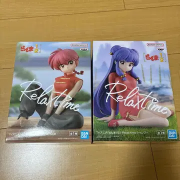 란마 1/2 Relax time 란마 샴푸 피규어 2종