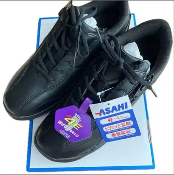 ASAHI 블랙 워킹화 24cm
