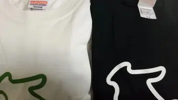 [ 미착용 ] PRESS START 2006 티셔츠 화이트 블랙 세트