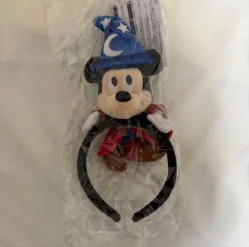 도쿄 디즈니 리조트 마법사의 제자 미키 봉제 인형 머리띠