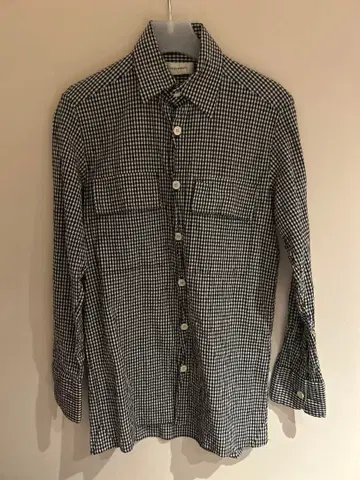 WALES BONNER 체크 긴팔 셔츠