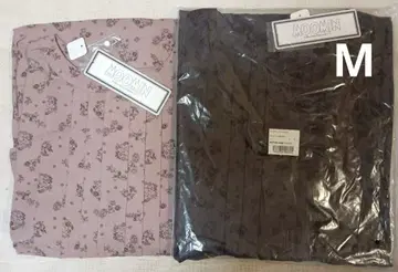 [ 새상품 ] M 사이즈 2장 세트 무민 리틀미이 긴팔 원피스 기모 소재