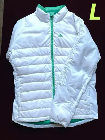 새상품급 아디다스 골프 여성용 긴팔 지퍼 다운 자켓