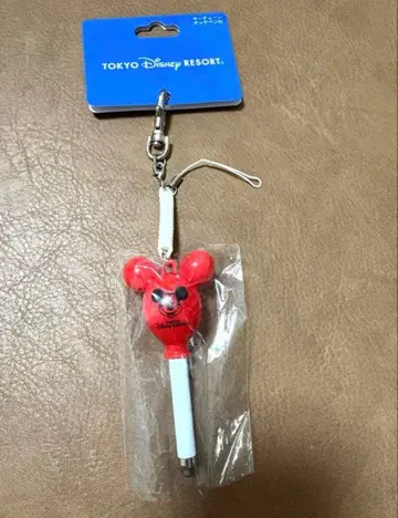 미키 벌룬 터치 펜 키체인