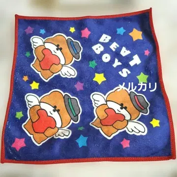 BEAT BOYS 타월 손수건 엔젤 베어 블루