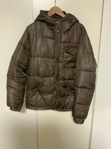 MIW 메이드인월드 후드 부착 브라운 다운 자켓