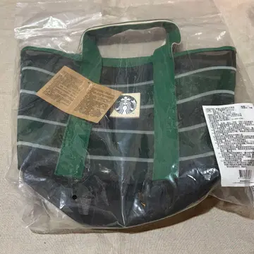 [ 미사용 새상품 ] 대만 스타벅스 한정판 어부 그물백 메쉬백 그린