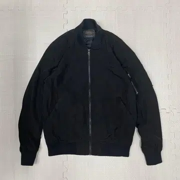 블랙 MA-1 플라이트 자켓