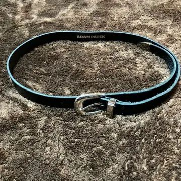 ADAM PATEK 가죽 벨트 블랙