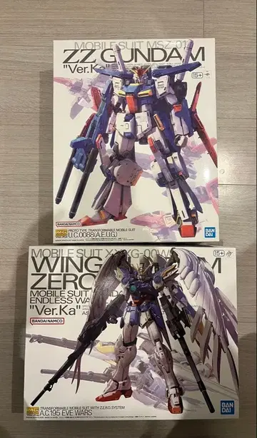MG 윙건담 제로 EW & MG 더블 제타 건담 Ver.Ka